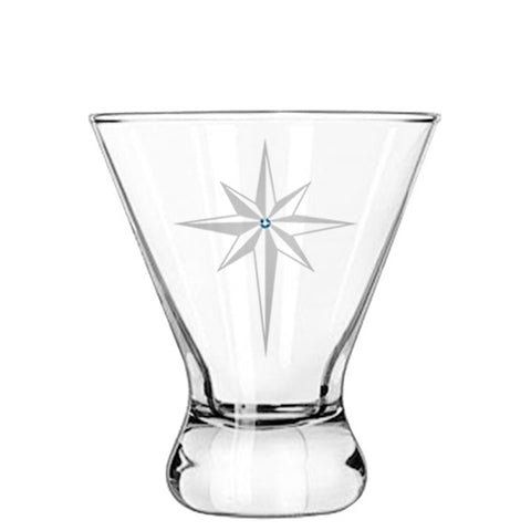 Bethlehem Star Modern Cocktail Glasses
