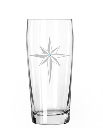 Bethlehem Star Pint Glasses
