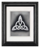 Trinity Knot — Framed Hand-Carved Fine Art Glass