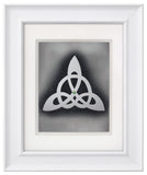 Trinity Knot — Framed Hand-Carved Fine Art Glass