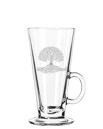 Tree of Life Irish Coffee Glasses