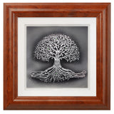 Tree of Life with Custom Initials — Framed 12 x 12