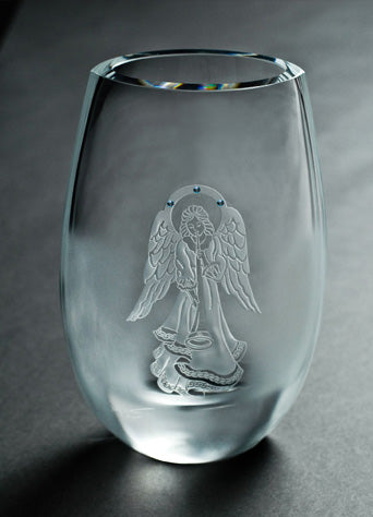Celtic Angel Teardrop Vase
