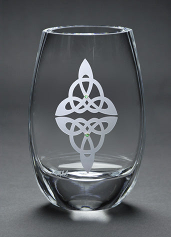 Celtic Reflections Teardrop Vase