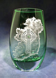 The Cross Over Ireland Color Teardrop Vase