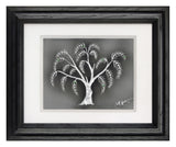 The Wishing Tree — Framed Hand-Carved Fine Art Glass