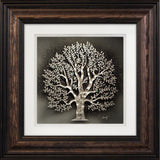 The Tree of Wisdom — Framed Hand-Carved Fine Art Glass